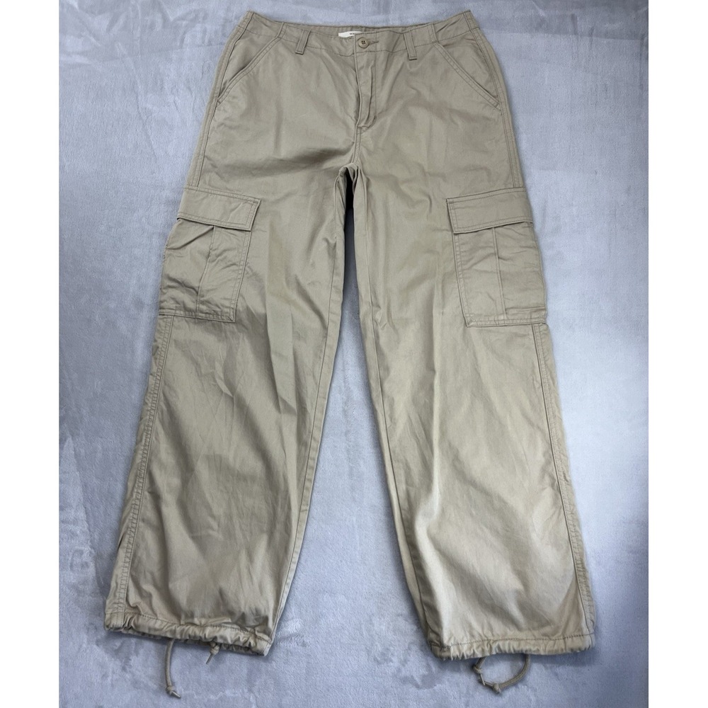 Levis 94 Baggy Cargo Pants Women 29 Beige Wide Leg Skater Y2K Excellent